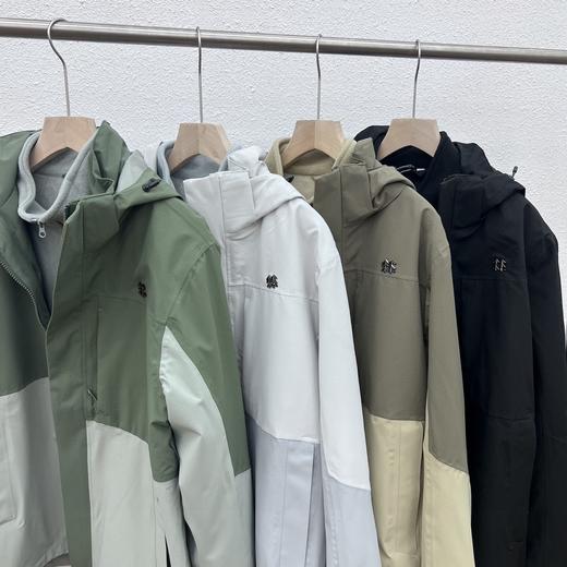 D111317秋冬户外运动休闲帽子可拆卸三合一冲锋衣男款 商品图4