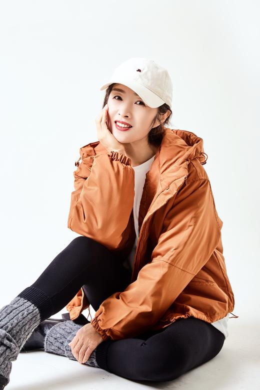 双拉链连帽夹棉冲锋衣外套 商品图0