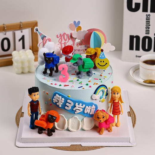 汪汪队大集合-主题童趣鲜果蛋糕，让宝贝在喜爱的卡通角色陪伴下，开启美味又有趣的成长之旅【惠州】 商品图2