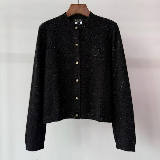 LP 艺术金纱 baby羊绒开衫。粉色 黑色自己备注号码 颜色 商品图7