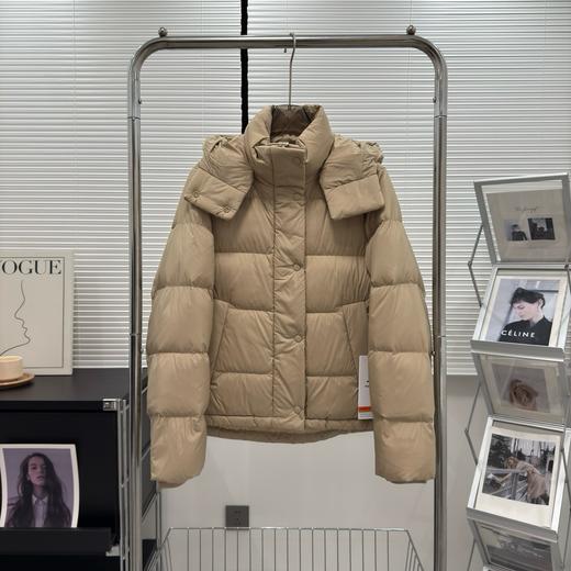 D111364欧阳娜娜同款泡芙五格轻质宽松鹅绒收腰羽绒服 商品图5
