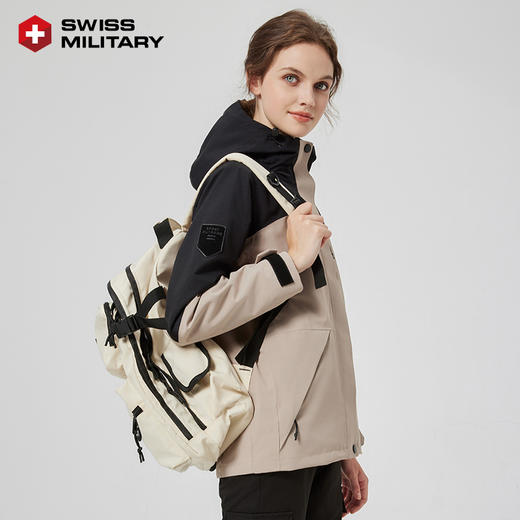 瑞士军工时尚情侣三合一冲锋衣有内胆，瑞士百年品牌‼买即赠斜挎包，石墨烯+银狐绒内胆，蓄热锁温 商品图3