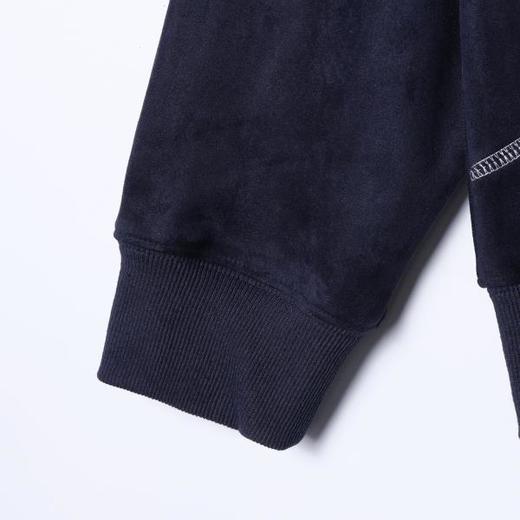 WY1320SDSA男士秋冬新款痞帅男装韩版撞色缝线半拉链立领卫衣款百搭上衣 商品图4