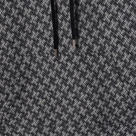 WY1313SDSA男士秋冬新款痞帅男装简约撞色宽松抽绳连帽卫衣百搭套头上衣 商品图3