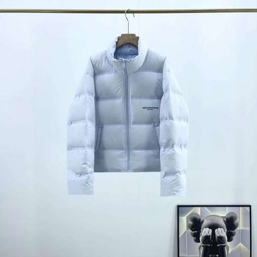 D111349可盐可甜纯色胸前小字母标志短款面包羽绒服 商品图6