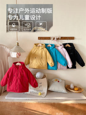 品牌大帽子派克冲锋衣 90-170码可亲子❗️五色可选，加绒加厚款，零下20°上身不带怕