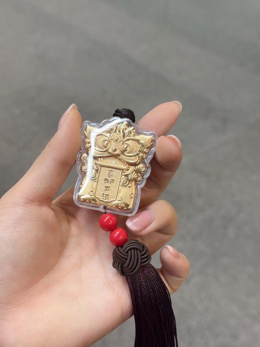 喜狮开运 黄金车挂（表面含金）礼盒装 配证书JD 商品图6
