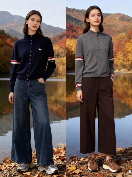 58K531纯羊毛小狗套头羊毛衫 商品图0