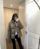 D111368冬季25FW BESBRE 皮拉链短款羽绒服男女同款 商品缩略图6