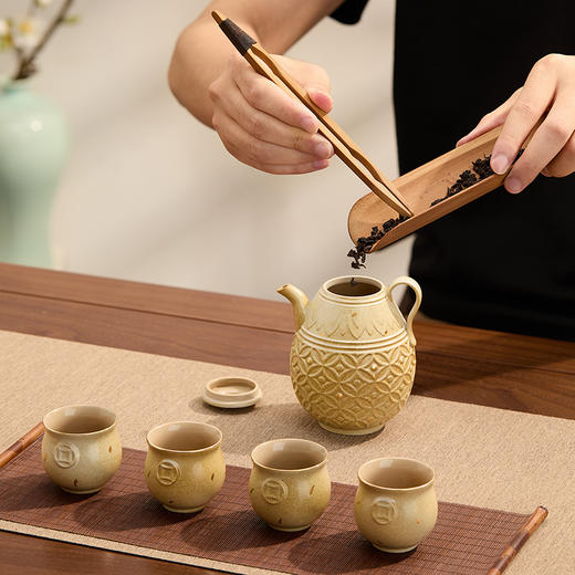 【故宫茶具】瑞气盈门茶具套装博物馆文创茶壶茶杯礼盒送长辈礼物 商品图5