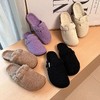 D111339女士冬季包头拖鞋冬季加绒加厚休闲鞋 商品缩略图1