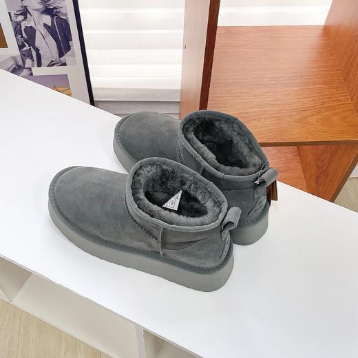 100%羊毛【澳洲品牌】EVERAU羊毛短筒厚底经典雪地靴  A-5559 商品图5