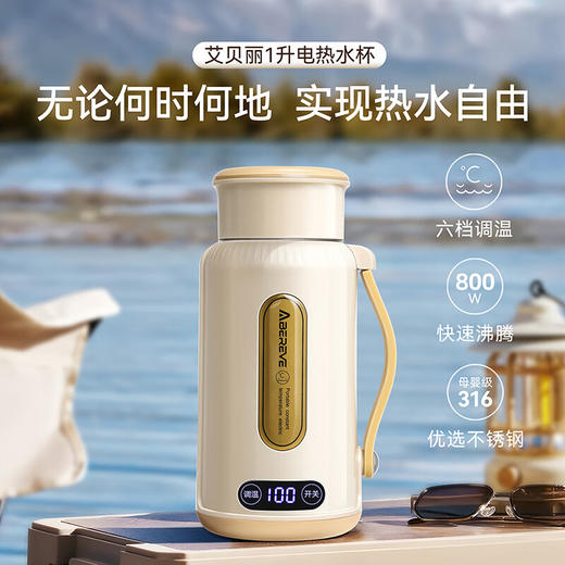艾贝丽多功能便携式电热水杯ABL-SH139 商品图0