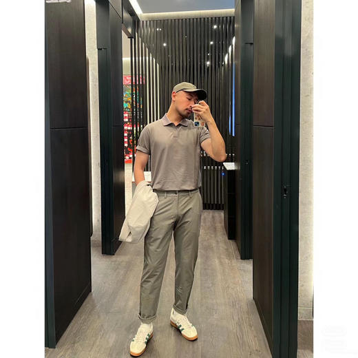 lu高尔夫系列一条过冬男士休闲裤防风加绒保暖软壳裤子111303 商品图11