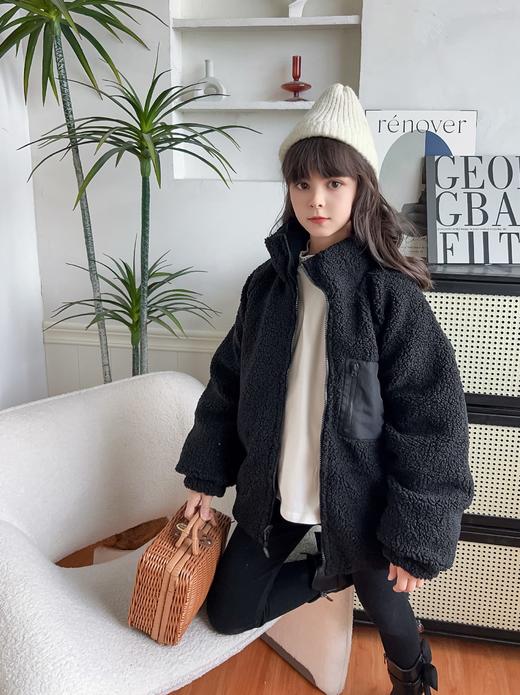 一件过冬的保暖科技🤩牢牢抓住“暖气”💭真正有效的保暖御寒❗️【出外贸高端高品亲子款冬季羊羔绒双面穿外套】男宝&女宝都能穿 双面可穿🙌买一件=两件 商品图1