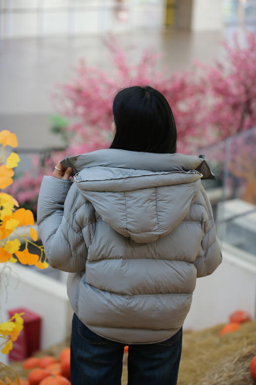 【90白鸭绒   云朵泡芙羽绒服】短款 连帽 加厚 冬季面包服 外套 商品图4