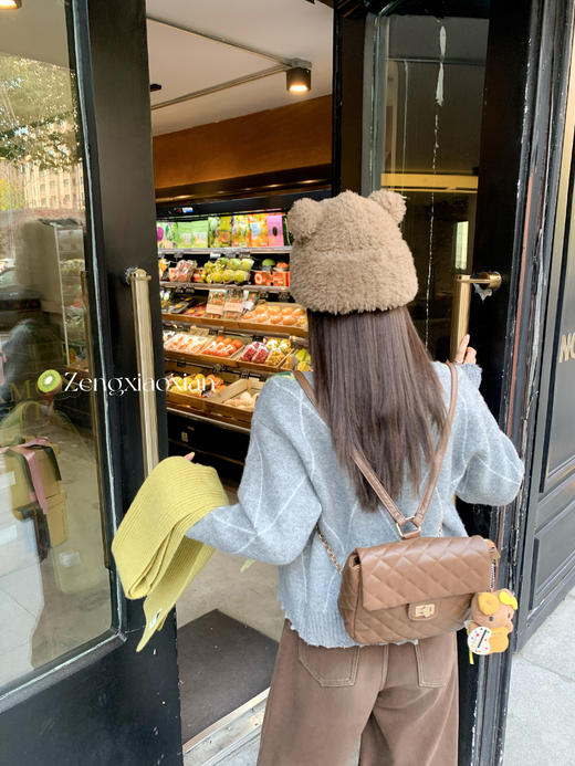 <曾小咸推荐> 现货秒杀！微信超特价！灰色菱形短款毛衣开衫 日常189.99 立减100 秒杀89.99！ 商品图14