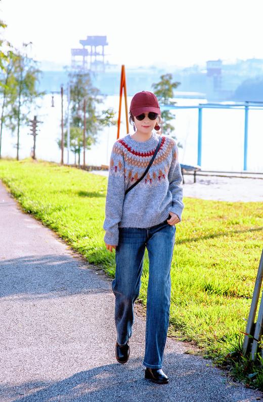 复古费尔岛提花毛衣 商品图0