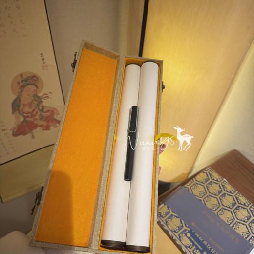 五蕴、三科、十二因缘 云林子观音  心经手抄卷轴+锦盒 商品图3