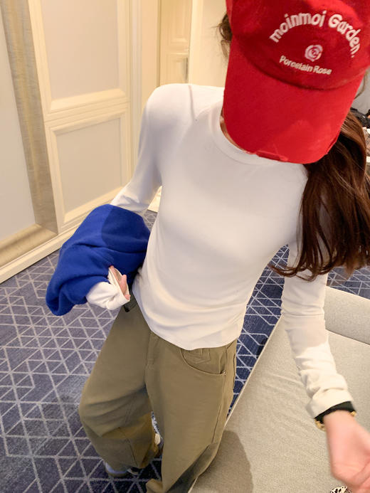 【189元任选2件】现货！蓝色刺绣毛衣开衫 商品图13