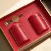 双开门礼盒【2不锈钢罐+1勺 红色 约装3~4两左右】68元一套/10套一箱 商品缩略图2