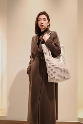 SAFICOO 复古镂空编织大容量托特包 单肩腋下包