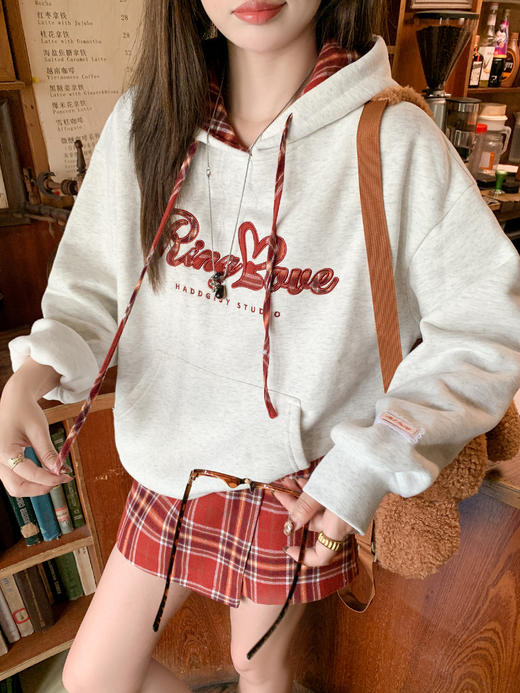 <曾小咸推荐> 韩系拼色卫衣 商品图8