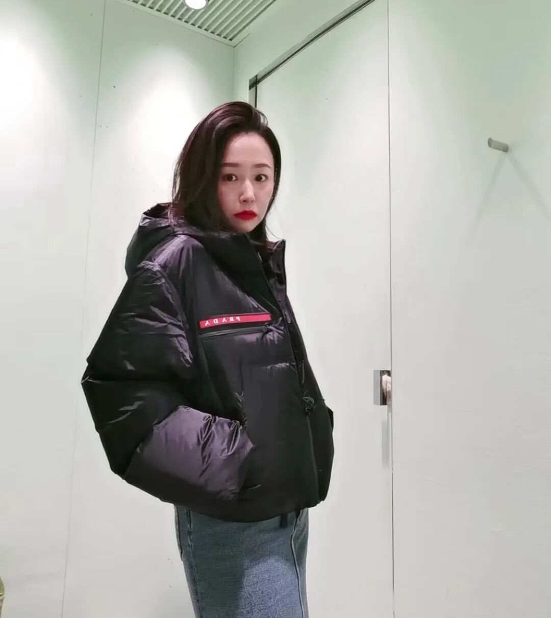 PRA奢潮女短款秋冬保暖加厚鹅绒羽绒服外套