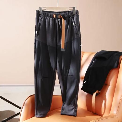 户外机能风拼接摇粒绒卫裤 商品图0