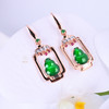 【福禄临门】满绿翡翠耳坠   EZ12506019 商品缩略图2