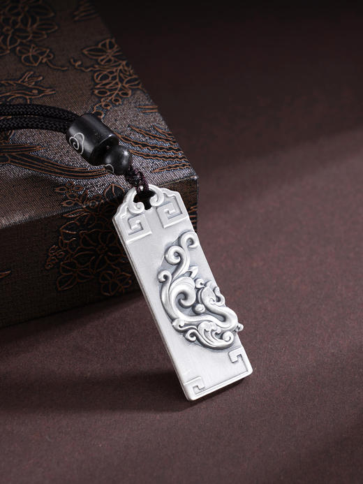 子佩集S999银【龙凤游鸣】套链【CD0269-1】纯银仿古项链-凤2502 商品图0