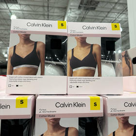 感恩节特价📣美国🇺🇸✈️特价240元/2个装包税包邮到手了🔥Calvin Klein CK无钢圈舒适文胸2件装