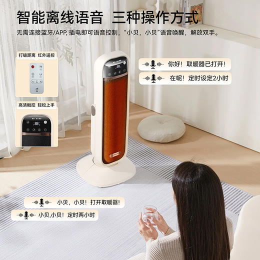 艾贝丽AI语音智能款暖风机ABL-NFZ13 商品图4
