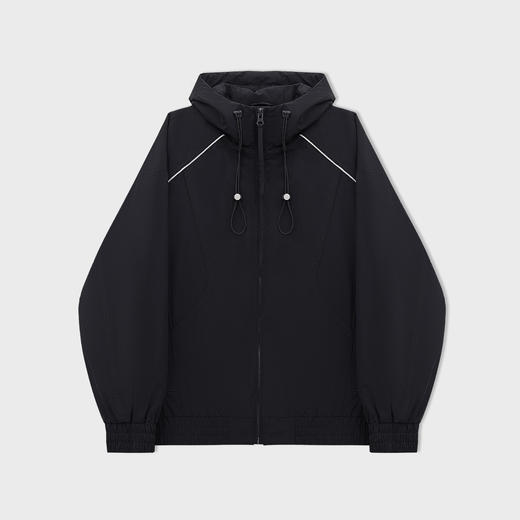 【新品上新】HX 冬季短款带帽棉服S112544255102 商品图2