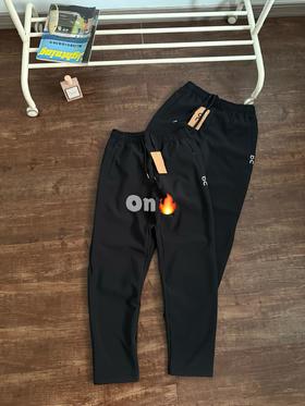 ON昂跑秋冬加绒软壳直筒长裤
