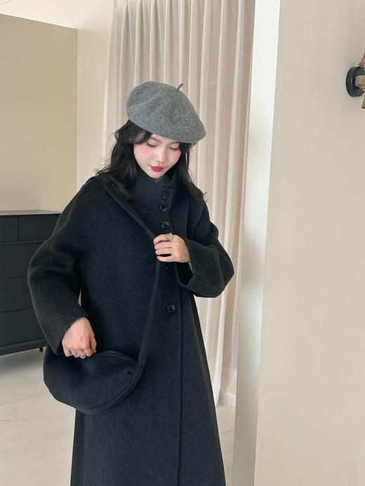 【YW】无忧购秋冬韩版送包包两件套韩系减龄宽松型呢子大衣（截单后3-5天发货） 商品图2