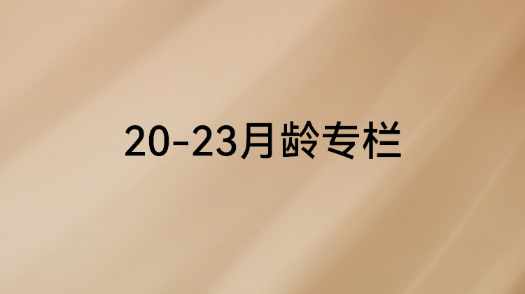 《父母必修课》20-23月龄