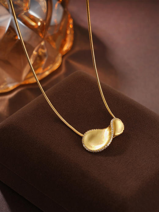 子佩集S925银【无尽之灵】项链纯银【AE00360】原创2镀金2501 商品图3