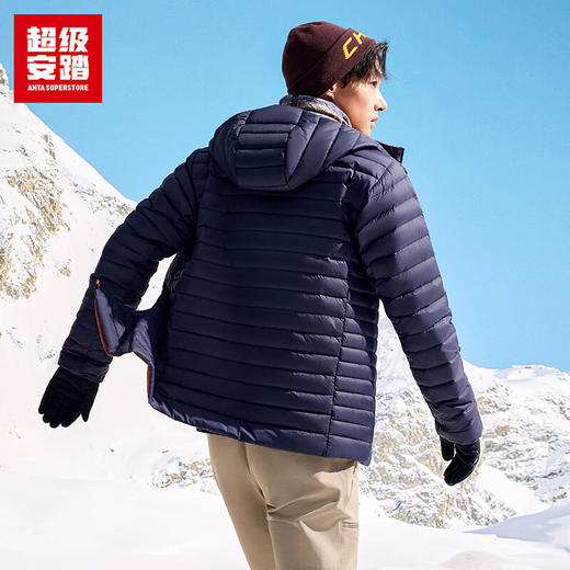 超级安踏轻暖羽绒服 | 石墨烯保暖外套男秋冬防水夹克152546916U 商品图1