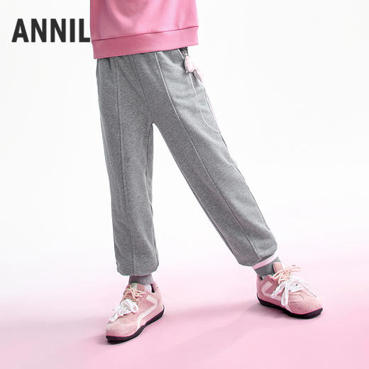 【实体店同款】女童全腰针织棉裤冬季新款安奈儿童装AG546074 商品图2