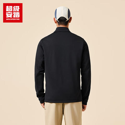 超级安踏焱绒衣 | 轻磨毛抓绒衣男秋户外保暖内胆外套152546702U 商品图3