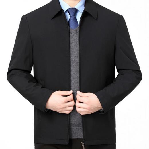 【表层面料柔软舒适  纤维中层耐热稳定】皮尔卡丹翻领休闲棉衣  不易褶皱不易变形 严谨成衣 商品图1