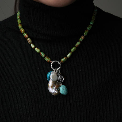 北京仓｜Chan Luu-Mael Charm-多宝石 吊坠 串珠 项链［美国设计师］ 商品图1