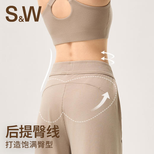【sw速惟】 运动长裤女春夏透气休闲裤宽松提臀百搭垂感6239 商品图3