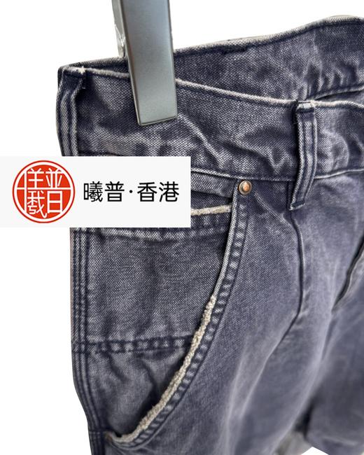 男款磨边做旧伐木裤长裤la 商品图2