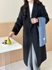 【YW】无忧购长款双面100%羊毛大衣西装领渔夫帽两件毛呢气质外套（截单后3-5天发货） 商品缩略图5