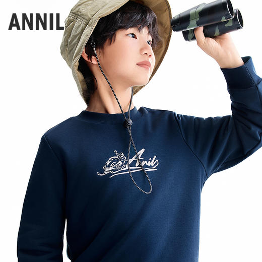 【实体店同款】男童圆领长袖棉衣冬季新款安奈儿童装AB541366 商品图2