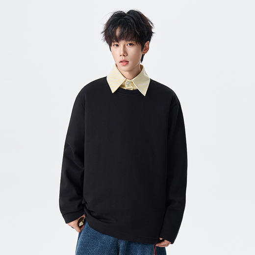 J.S.WANGZI  圆领轻薄鹅绒卫衣 JS5662 90%绒子含量；男女同款，防风领口设计，全方位保暖；不臃肿立体有型； 商品图1