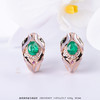 【舍我其谁】祖母绿耳钉    CB12502027 商品缩略图0