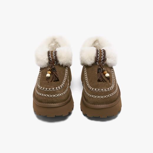 【云粉节】BF楼百思图2025冬季新款厚底雪地靴棉鞋加绒保暖女毛毛短靴L0929DD5吊牌价899，现价450 商品图3